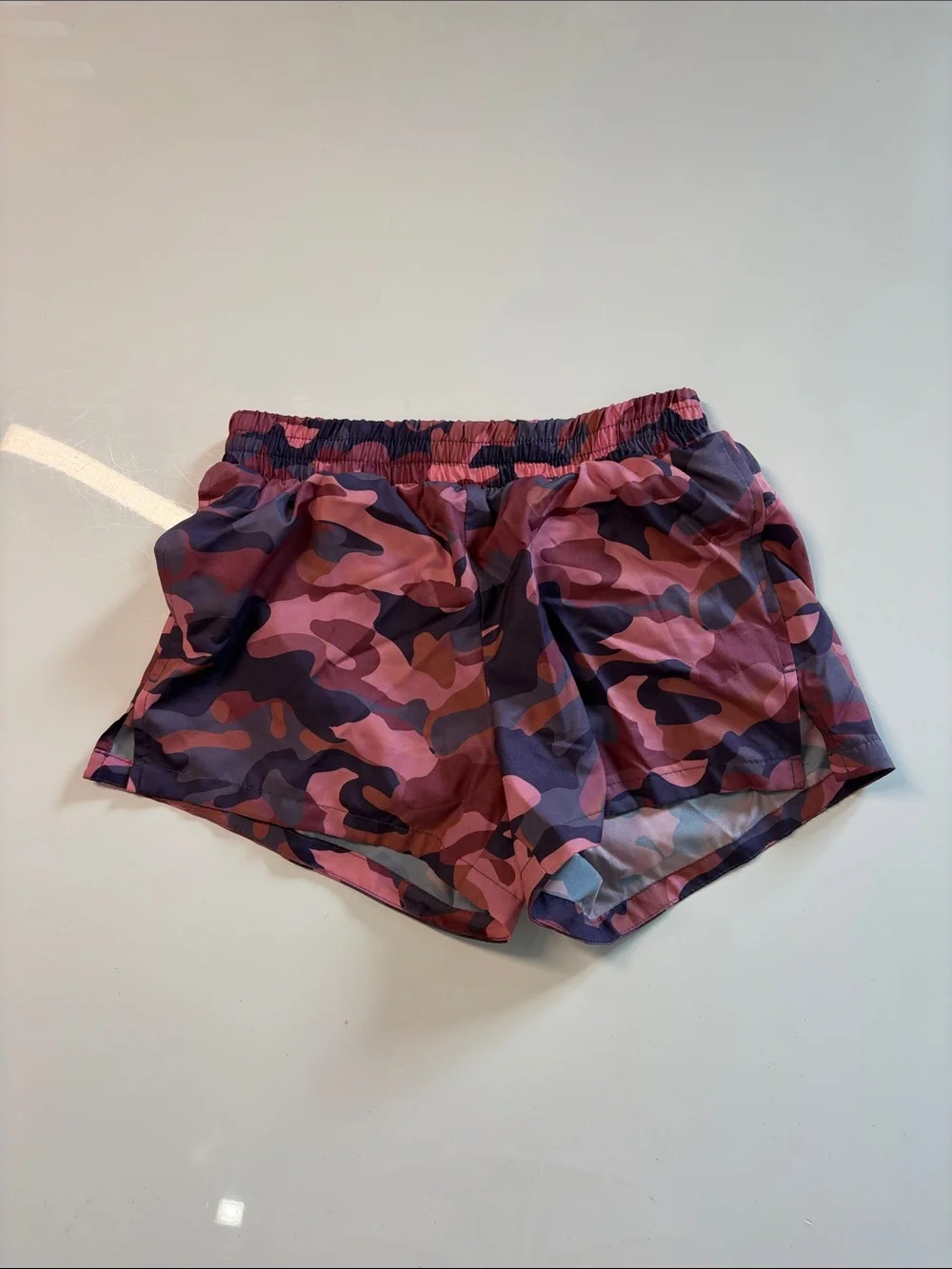 Old Navy Pink and Purple Camo Girls' Athletic Shorts